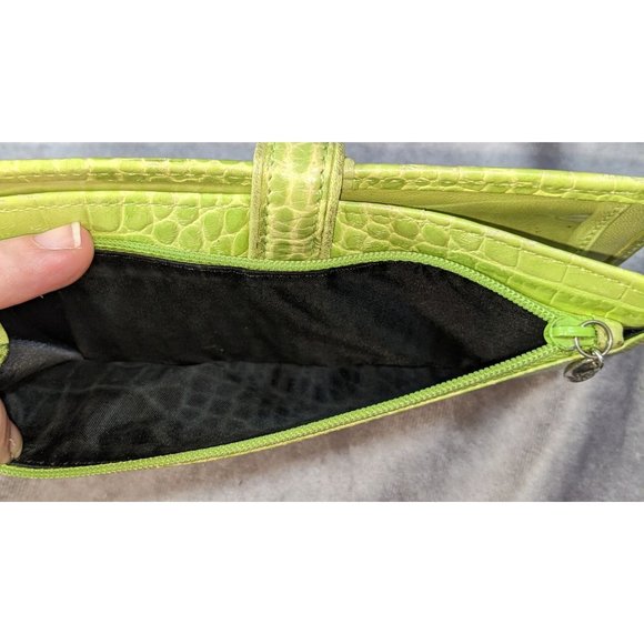 Brighton Vintage Lime Leather Wallet - Picture 5 of 9